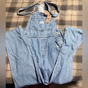 Levi's Classic Blue Denim Overalls